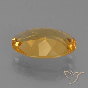 Citrino Dorato medio-scuro naturale da 2.12 ct, Ovale, VVS-VS
