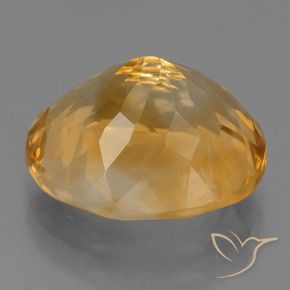 Citrino Arancio Medio naturale da 6.17 ct, Ovale, VVS-VS