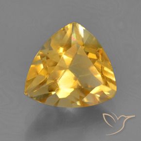 Citrino Arancio Dorato Profondo naturale da 2.23 ct, Taglio trillion, VS