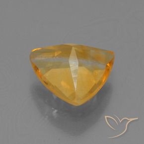 Citrino Arancio-Oro naturale da 1.38 ct, Taglio trillion, VS