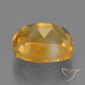 Citrino Arancio intenso-OroG naturale da 2.76 ct, Cuscino, VS