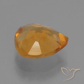 Citrino Arancio intenso-OroG naturale da 2.20 ct, Forma a pera, VS