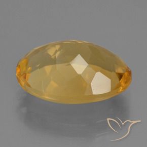 Citrino Dorato scuro naturale da 3.95 ct, Ovale, VS