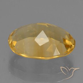Citrino Dorato naturale da 3.28 ct, Ovale, VVS-VS