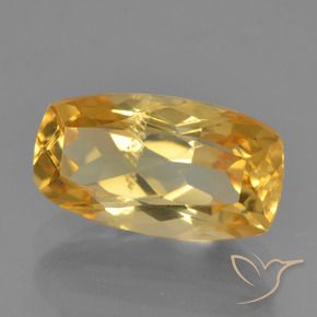Citrino Arancio dorato naturale da 2.54 ct, Cuscino, VS