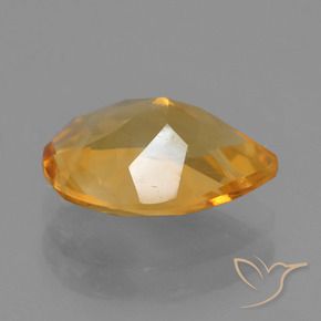 Citrino Arancio intenso-OroG naturale da 2.07 ct, Forma a pera, VS