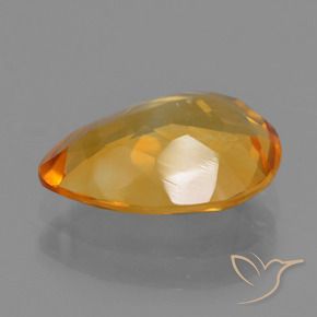 Citrino Arancio Scuro-Oro naturale da 2.23 ct, Forma a pera, VS
