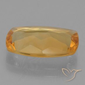 Citrino Arancio intenso-OroG naturale da 3.55 ct, Cuscino, VVS-VS