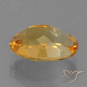 Citrino Arancio intenso-OroG naturale da 2.90 ct, Ovale, VS
