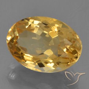 Citrino Arancio Dorato Profondo naturale da 4.11 ct, Ovale, VS