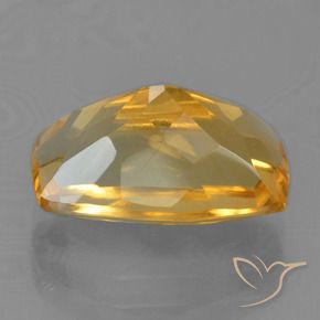 Citrino Arancio Scuro-Oro naturale da 4.24 ct, Cuscino, VVS-VS