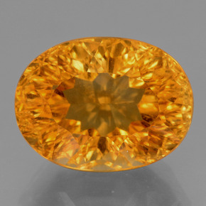 Citrino Giallo oro naturale da 6.41 ct, Taglio ovale, VS