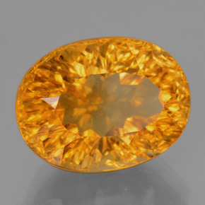 Citrino Giallo oro naturale da 6.41 ct, Taglio ovale, VS