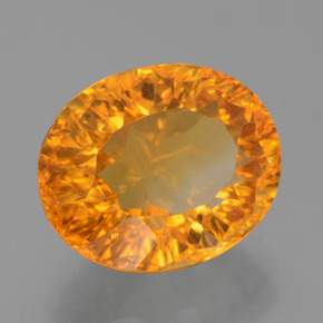 Citrino naturale oro da 5,00 ct, taglio ovale, VS