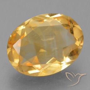 Citrino Dorato naturale da 1.81 ct, Ovale, VS