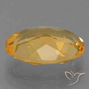 Citrino Arancio intenso-OroG naturale da 2.49 ct, Ovale, VVS-VS