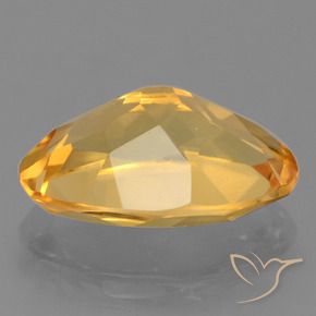 Citrino Arancio intenso-OroG naturale da 2.42 ct, Ovale, VVS-VS