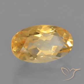 Citrino Arancio-Oro naturale da 2.13 ct, Ovale, VVS-VS