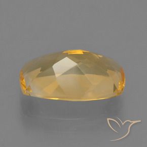 Citrino Arancio chiaro-Oro naturale da 2.68 ct, Cuscino, VVS-VS