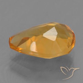 Citrino Arancio Medio naturale da 2.02 ct, Forma a pera, VS