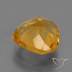 Citrino Arancio Scuro-Oro naturale da 1.86 ct, Forma a pera, VS