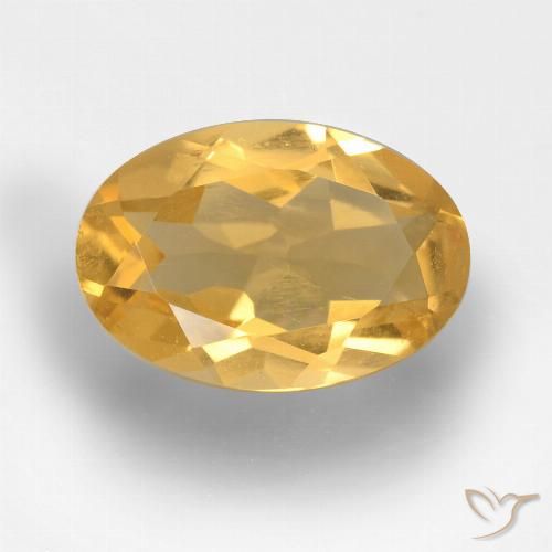 2.41ct Naturale Oro medio Citrino, Ovale, VVS-VS