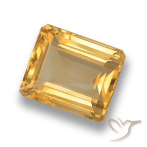 Citrino Arancio-Oro naturale da 4.89 ct, Ottagonale / Taglio smeraldo, VVS-VS