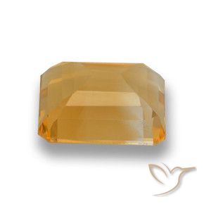 Citrino Arancio-Oro naturale da 4.82 ct, Ottagonale / Taglio smeraldo, VVS-VS