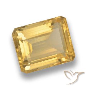 Citrino Oro medio naturale da 4.46 ct, Ottagonale / Taglio smeraldo, VVS-VS