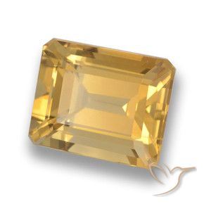 Citrino Oro medio naturale da 4.44 ct, Ottagonale / Taglio smeraldo, VVS-VS