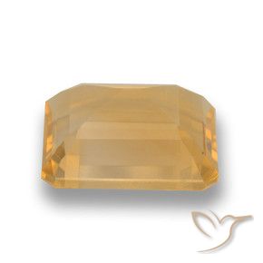Citrino Oro medio naturale da 4.04 ct, Ottagonale / Taglio smeraldo, VVS