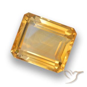 Citrino Arancio-Oro naturale da 4.53 ct, Ottagonale / Taglio smeraldo, VVS-VS