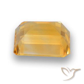 Citrino Arancio-Oro naturale da 4.53 ct, Ottagonale / Taglio smeraldo, VVS-VS