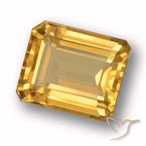Citrino Arancio medio-chiaro-oroG naturale da 4.64 ct, Ottagonale / Taglio smeraldo, VVS-VS