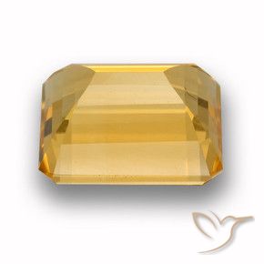Citrino Arancio medio-chiaro-oroG naturale da 4.64 ct, Ottagonale / Taglio smeraldo, VVS-VS