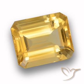 Citrino Oro naturale da 4.06 ct, Ottagonale / Taglio smeraldo, VVS-VS