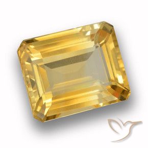 Citrino Oro medio naturale da 3.99 ct, Ottagonale / Taglio smeraldo, VVS