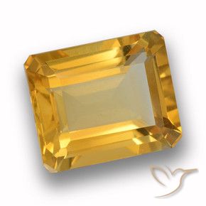 Citrino Arancio-Oro naturale da 4.49 ct, Ottagonale / Taglio smeraldo, VVS-VS