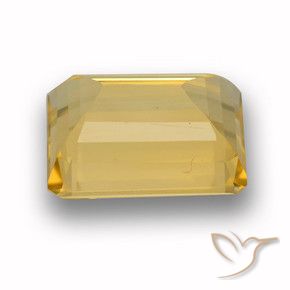 Citrino Oro medio naturale da 4.10 ct, Ottagonale / Taglio smeraldo, VVS-VS