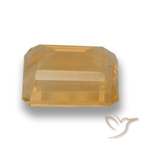 Citrino Arancio medio-chiaro-oroG naturale da 4.27 ct, Ottagonale / Taglio smeraldo, VVS-VS
