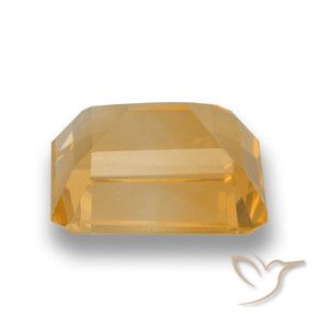 Citrino Arancio-Oro naturale da 4.27 ct, Ottagonale / Taglio smeraldo, VVS-VS
