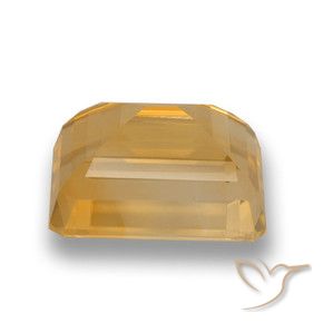 Citrino Arancio medio-chiaro-oroG naturale da 4.45 ct, Ottagonale / Taglio smeraldo, VVS-VS