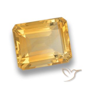 Citrino Arancio-Oro naturale da 4.39 ct, Ottagonale / Taglio smeraldo, VVS-VS