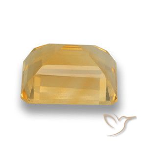 Citrino Arancio-Oro naturale da 4.39 ct, Ottagonale / Taglio smeraldo, VVS-VS