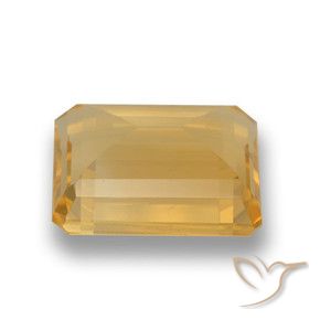 Citrino Arancio-Oro naturale da 3.84 ct, Ottagonale / Taglio smeraldo, VVS-VS