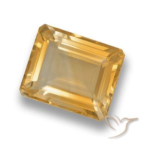 Citrino Arancio-Oro naturale da 4.20 ct, Ottagonale / Taglio smeraldo, VVS-VS