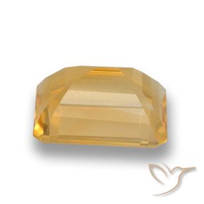 Citrino Oro naturale da 3.80 ct, Ottagonale / Taglio smeraldo, VVS-VS