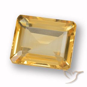 Citrino Oro medio naturale da 4.38 ct, Ottagonale / Taglio smeraldo, VVS