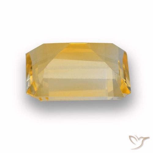 Citrino Arancio-Oro naturale da 3.76 ct, Ottagonale / Taglio smeraldo, VVS