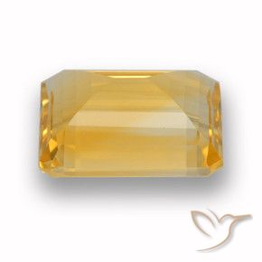 Citrino Oro medio naturale da 4.03 ct, Ottagonale / Taglio smeraldo, VVS-VS